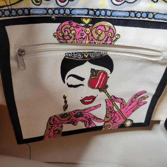 Brighton Queen of Love Limited Edition Tom Clancy design Canvas Art Tote Bag - Picture 6 of 8